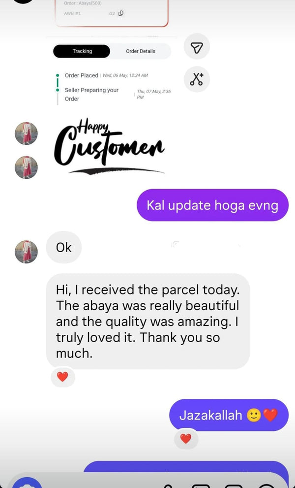 Customer review screenshot