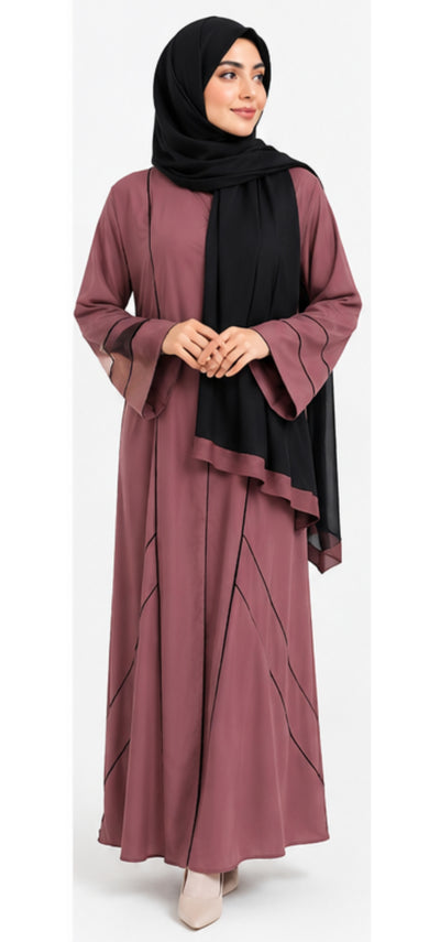 Classy Strips Nuha Abaya