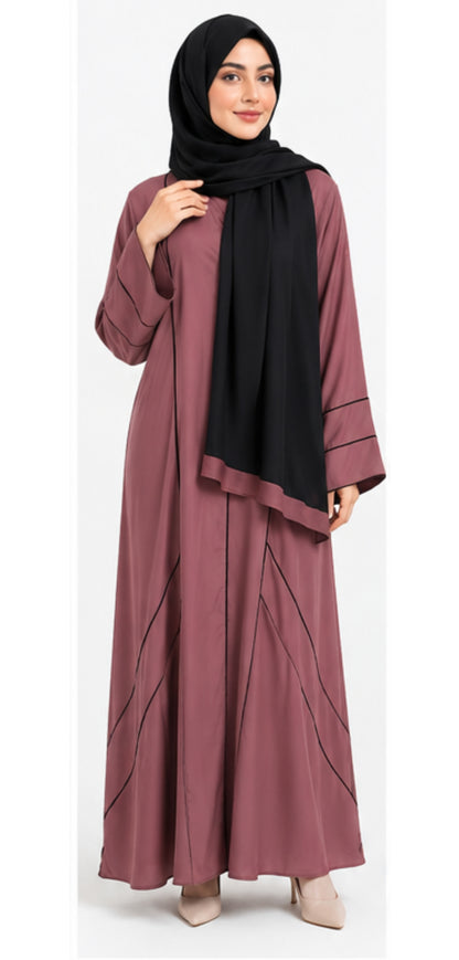 Classy Strips Nuha Abaya