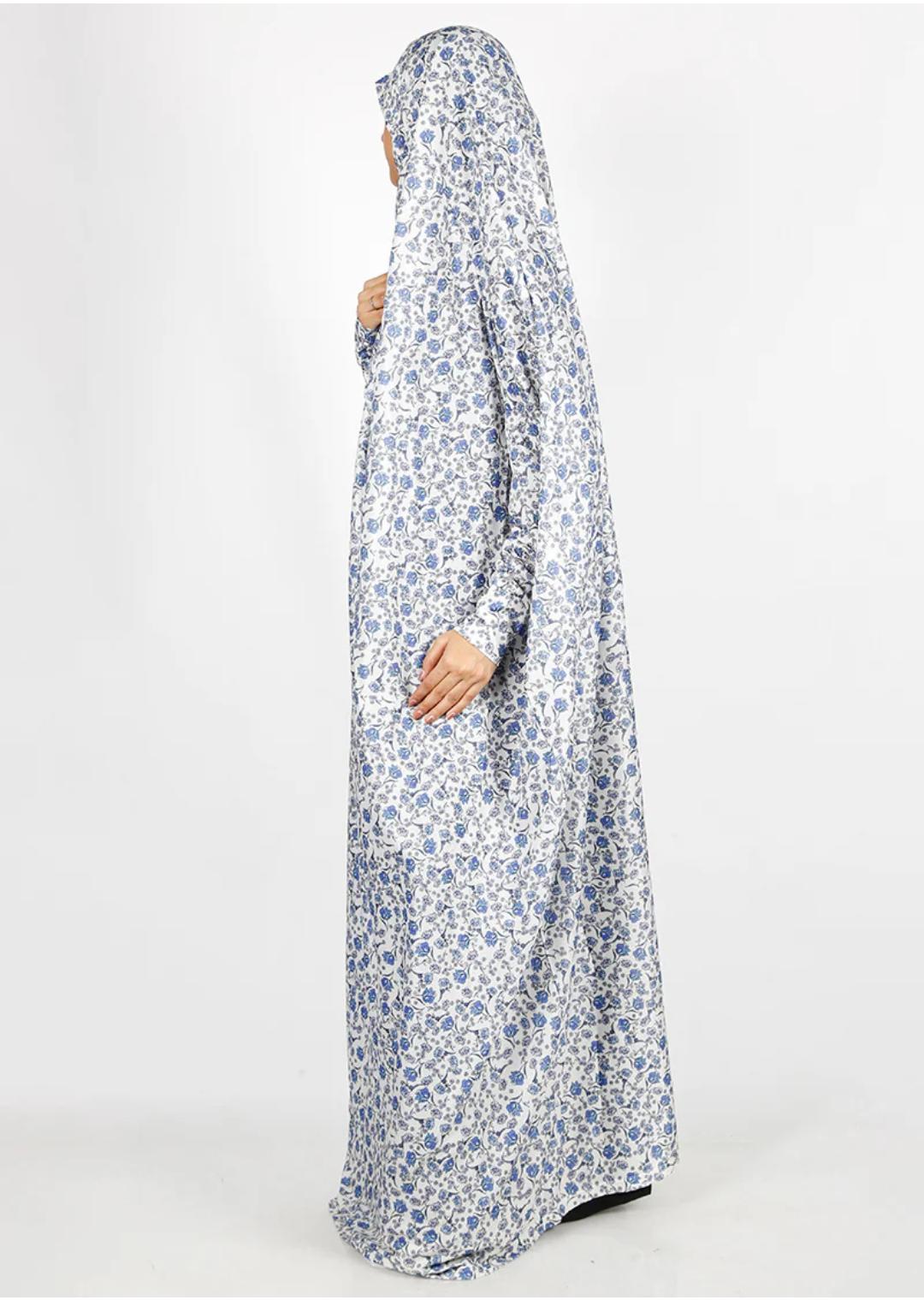 Blue Rose Printed Namaz Makhna