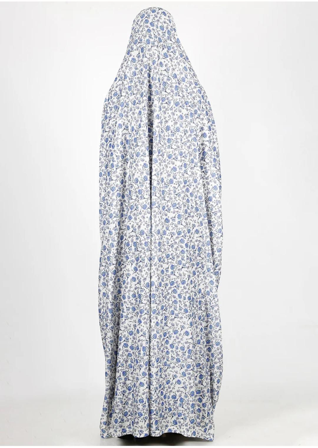 Blue Rose Printed Namaz Makhna