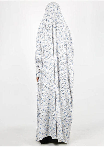 Blue Mini Floral Namaz Makhna