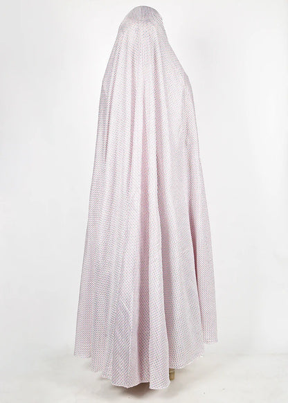 Pink Dotted Printed Namaz Makhna