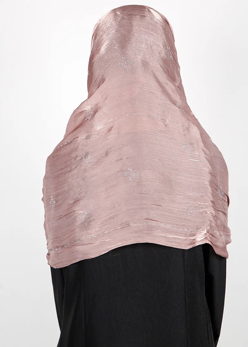 Blush Pink Shimmer Hijab
