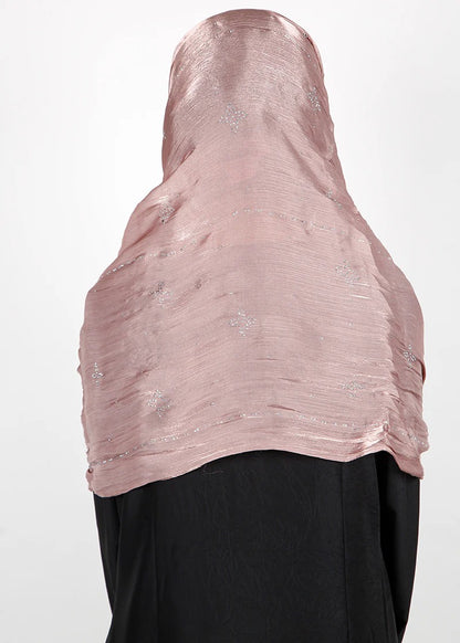 Blush Pink Shimmer Hijab