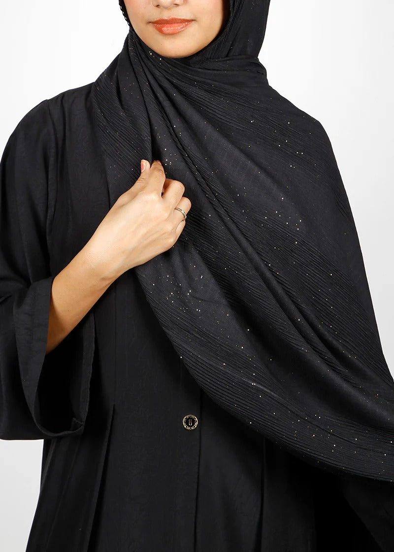 Midnight Sparkle Premium Hijab