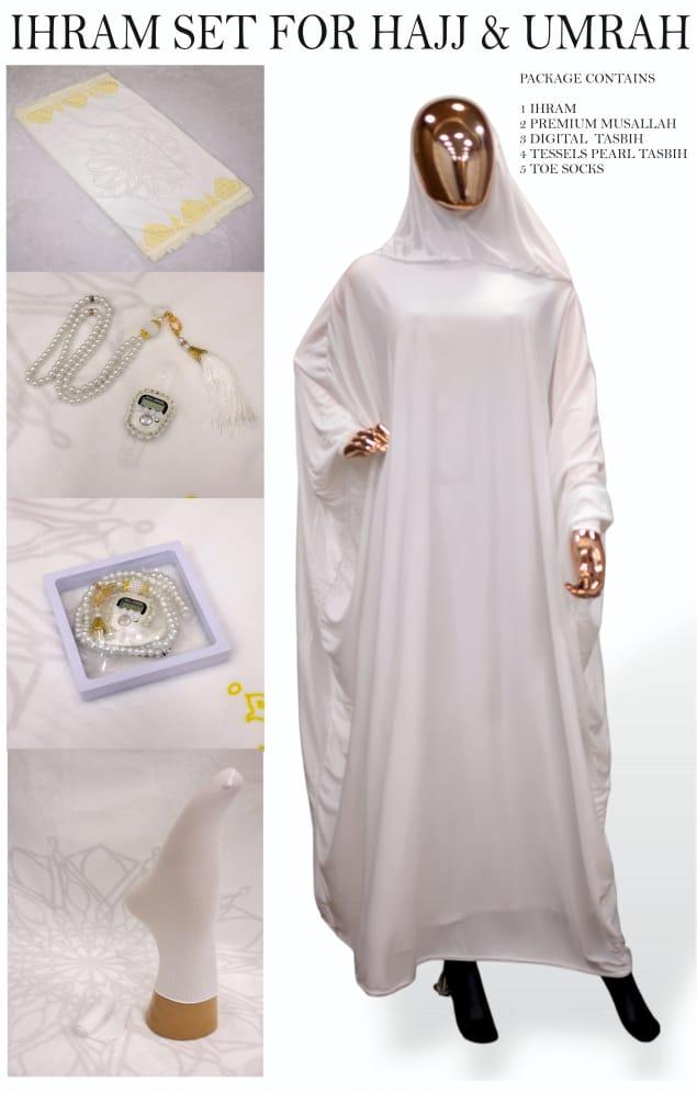 Premium Ladies Ihram & Umrah Essentials Set