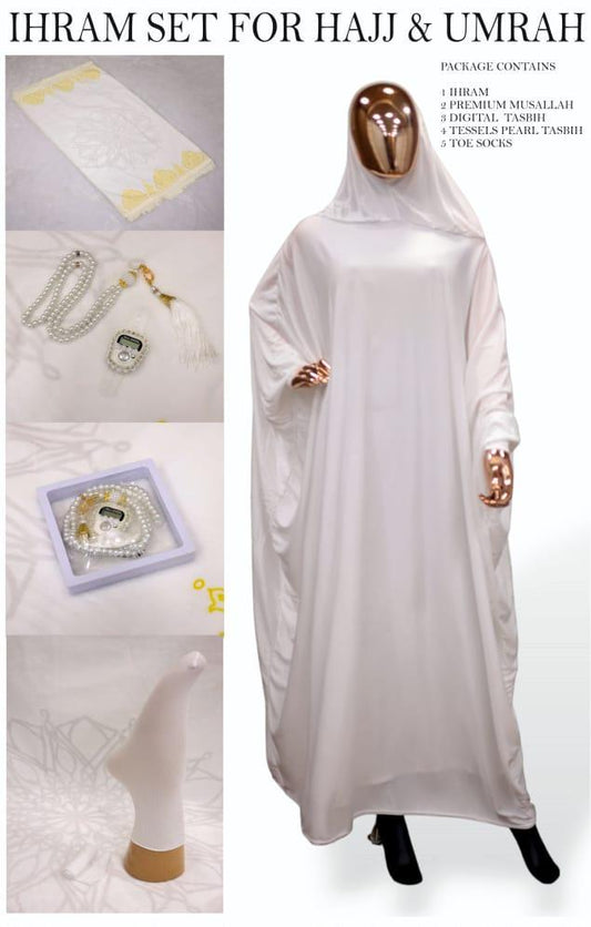 Premium Ladies Ihram & Umrah Essentials Set