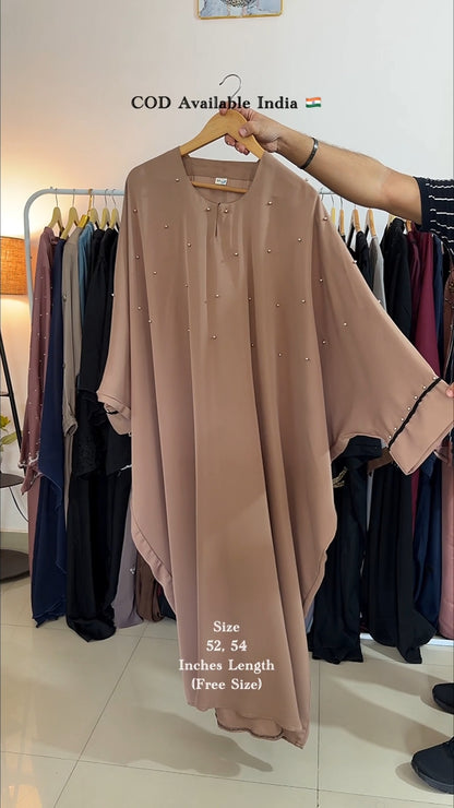 Elegant Beige Rida Abaya